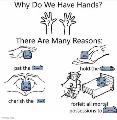 Why do we have hands? (all blank) | image tagged in why do we have hands all blank | made w/ Imgflip meme maker