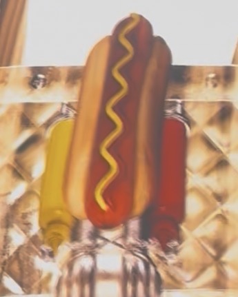 Hot dog spaceship Blank Meme Template