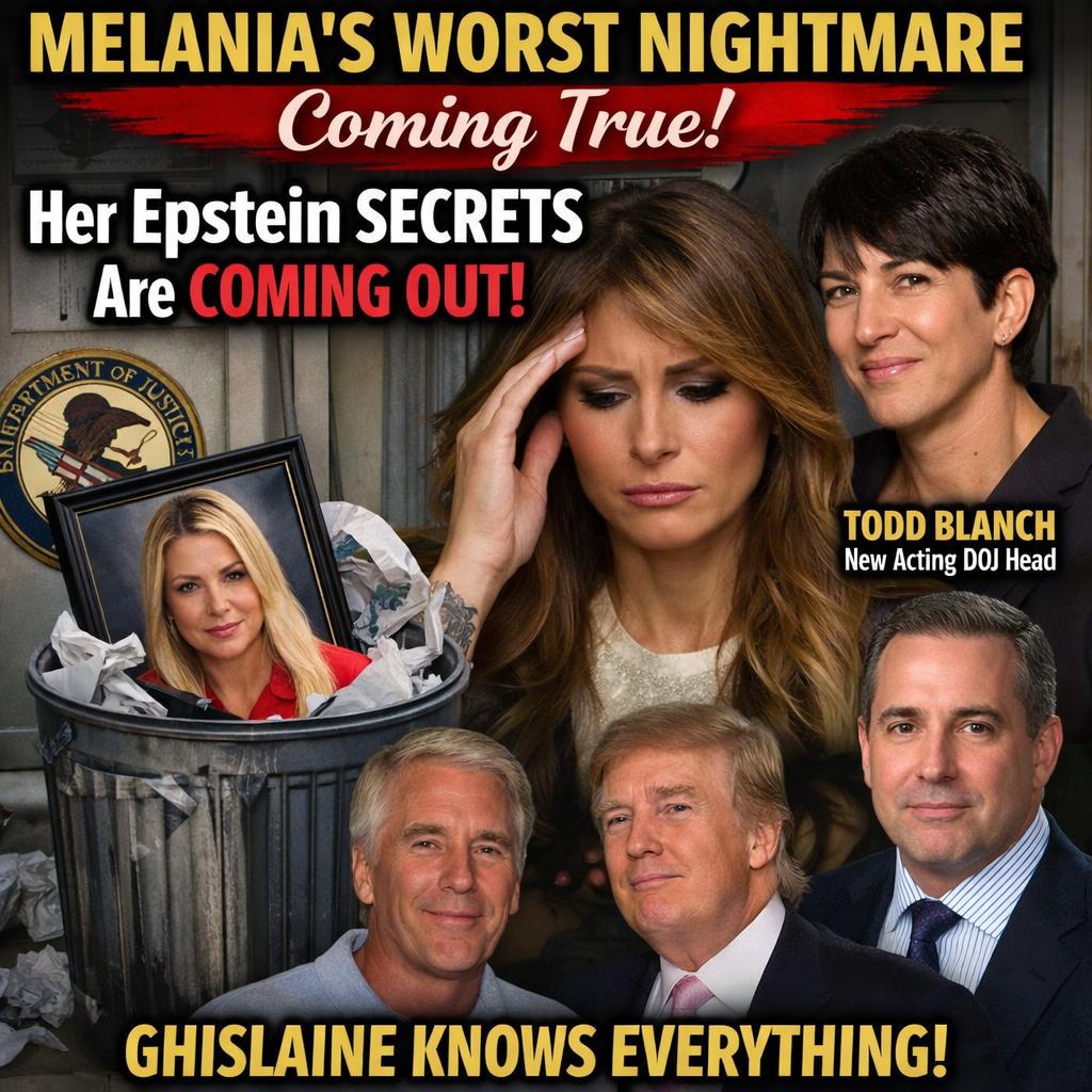 Melania’s WORST NIGHTMARE Coming True! Her Epstein SECRETS Are C Blank Meme Template