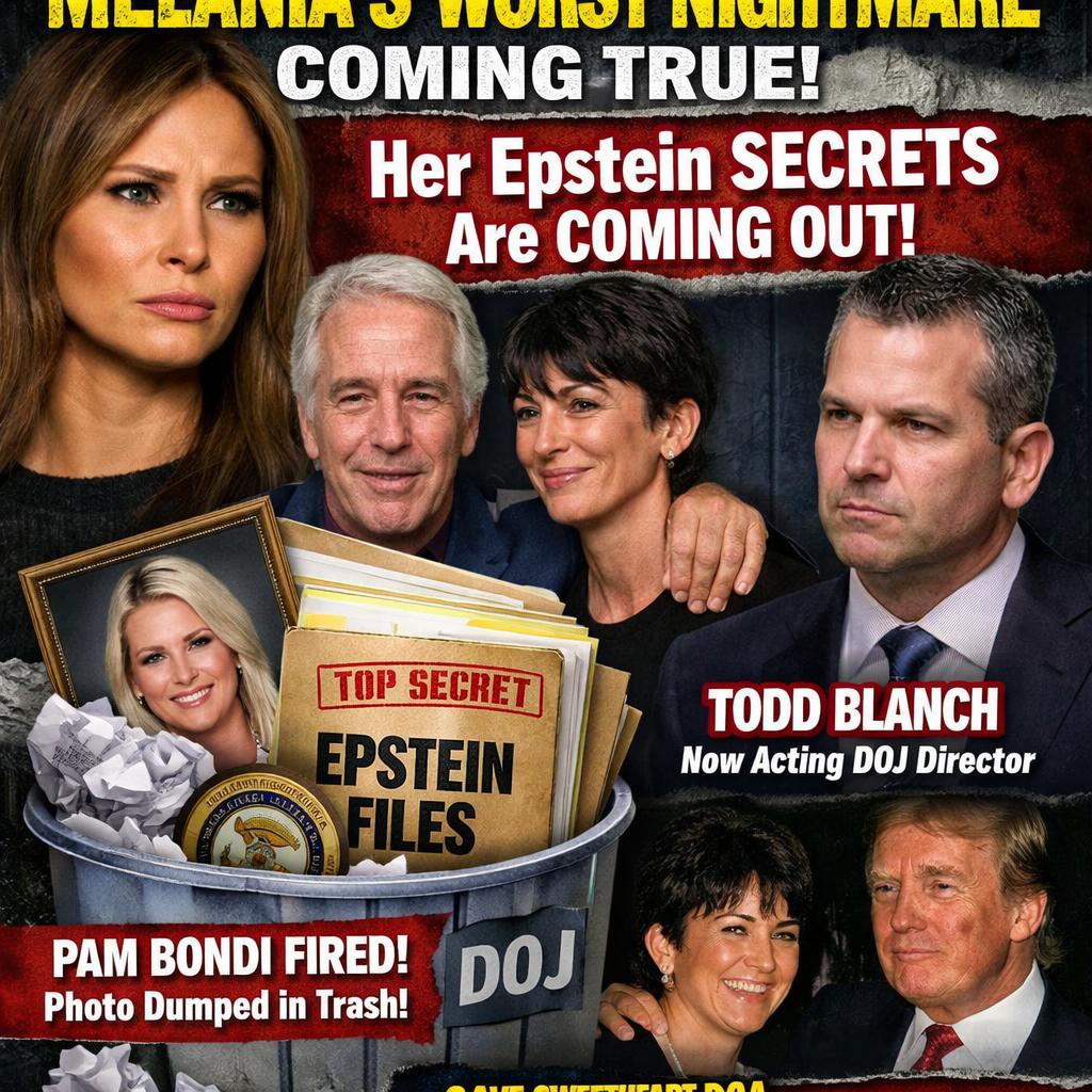 Melania’s WORST NIGHTMARE Coming True! Her Epstein SECRETS Are C Blank Meme Template