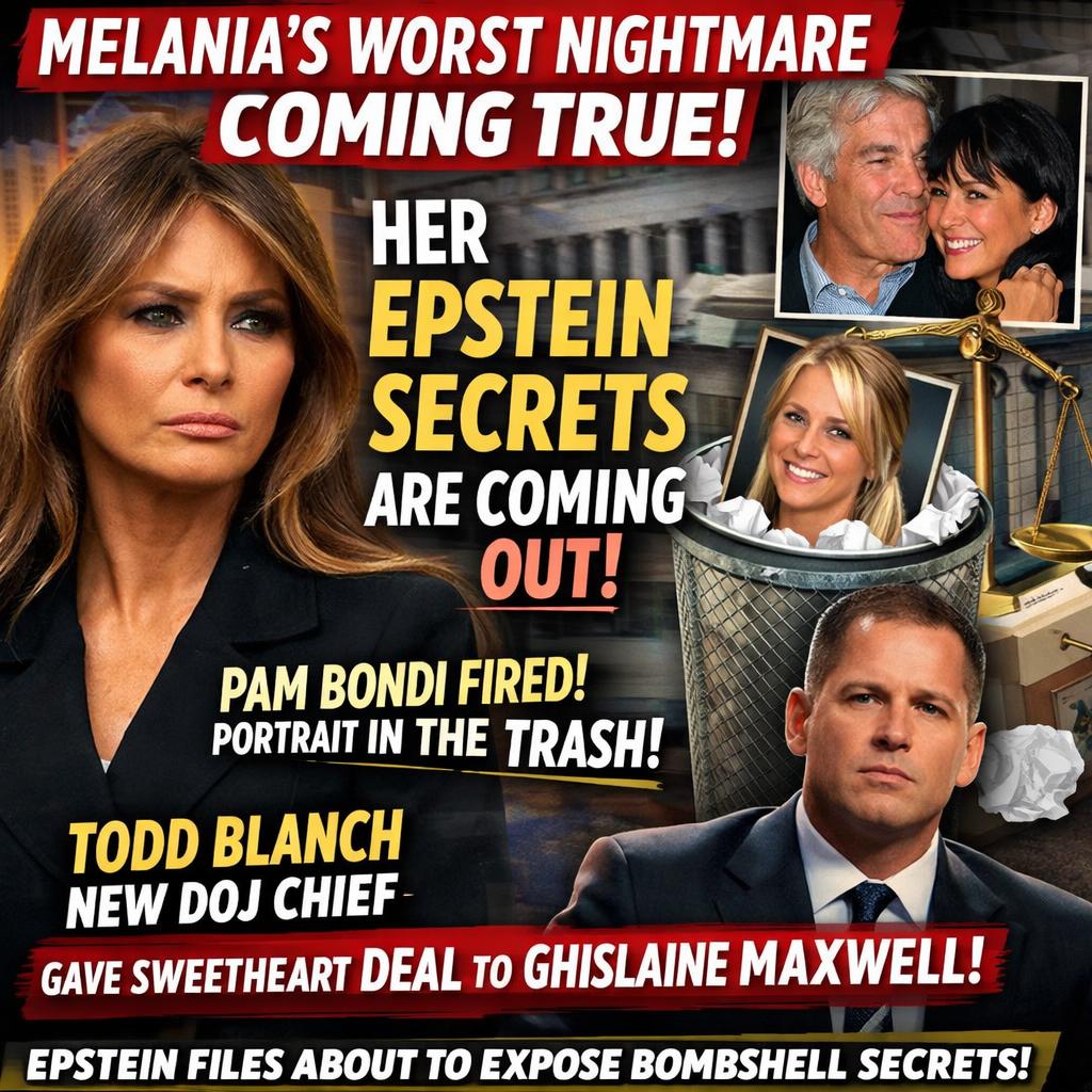 Melania’s WORST NIGHTMARE Coming True! Her Epstein SECRETS Are C Blank Meme Template