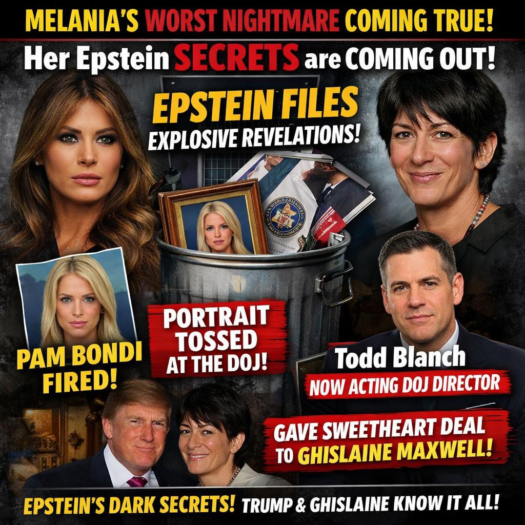 Melania’s WORST NIGHTMARE Coming True! Her Epstein SECRETS Are C Blank Meme Template