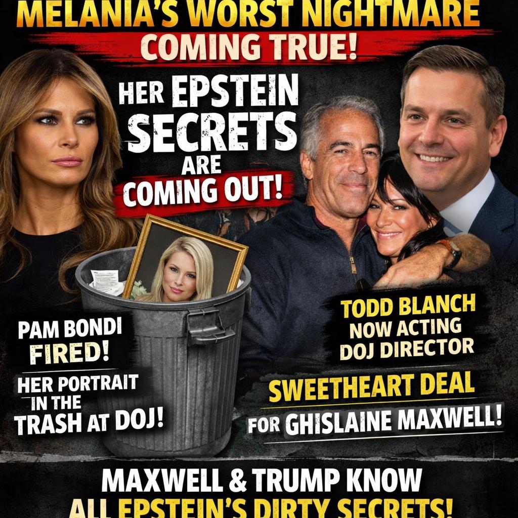 Melania’s WORST NIGHTMARE Coming True! Her Epstein SECRETS Are C Blank Meme Template