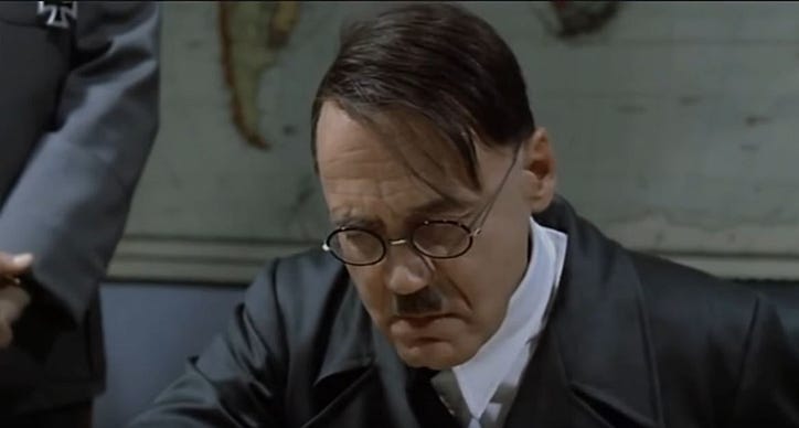 Hitler chill Blank Meme Template