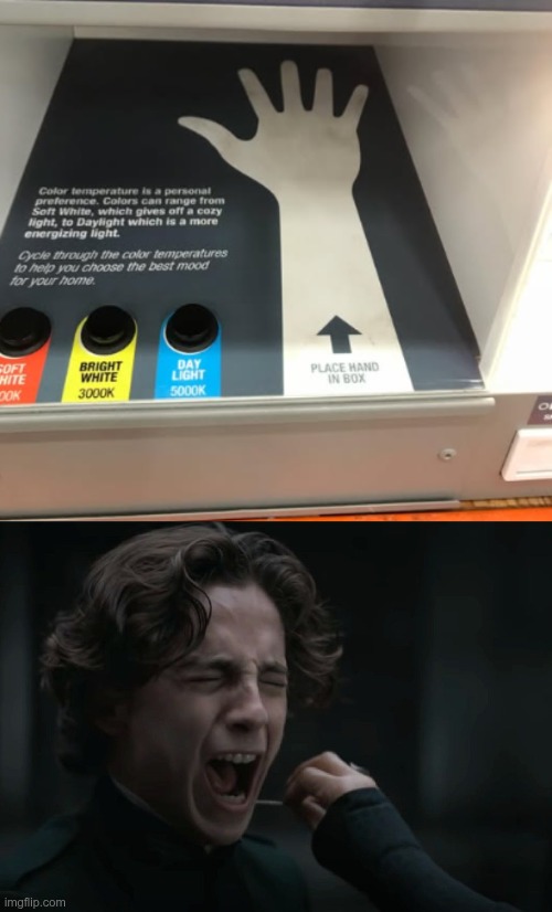 Gom Jabbar | image tagged in dune | made w/ Imgflip meme maker