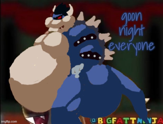 Dark George | goon night everyone | image tagged in dark george | made w/ Imgflip meme maker