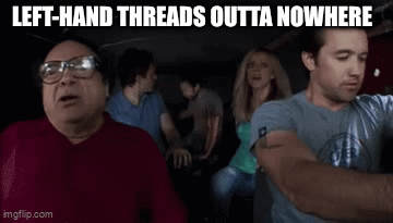 righty loosey, lefty tighty