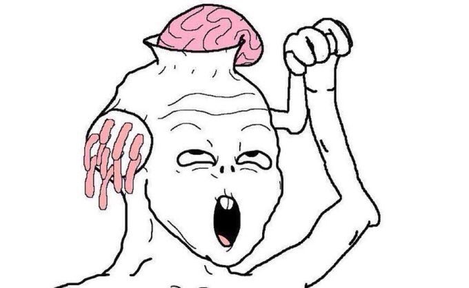 brain dead Blank Meme Template