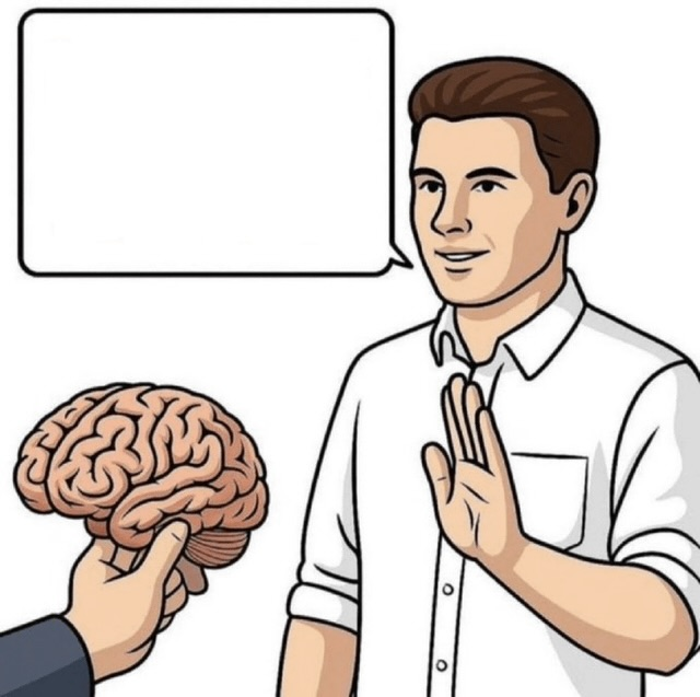No Thanks Book Blank Meme Template