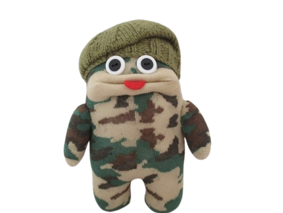 Mickey the sock toy soldier Blank Meme Template
