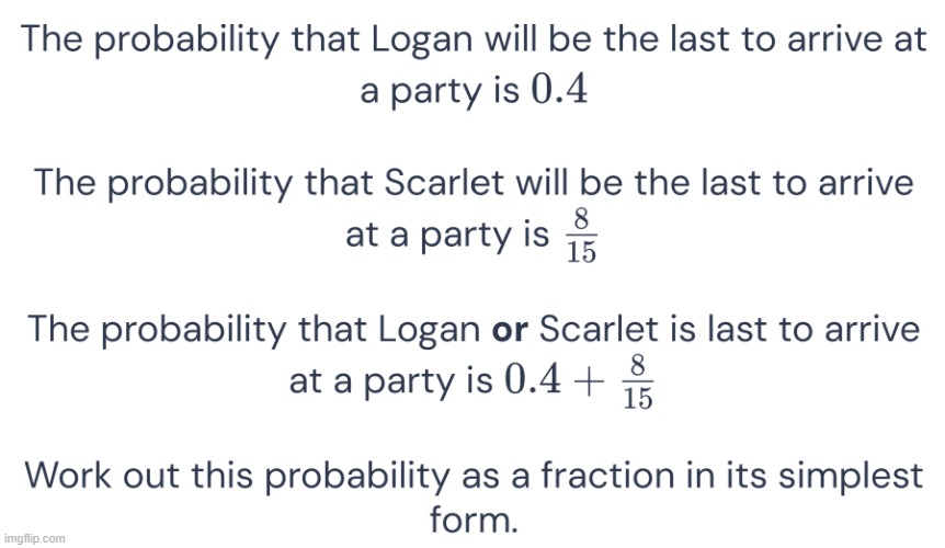 fuck you, math time | made w/ Imgflip meme maker