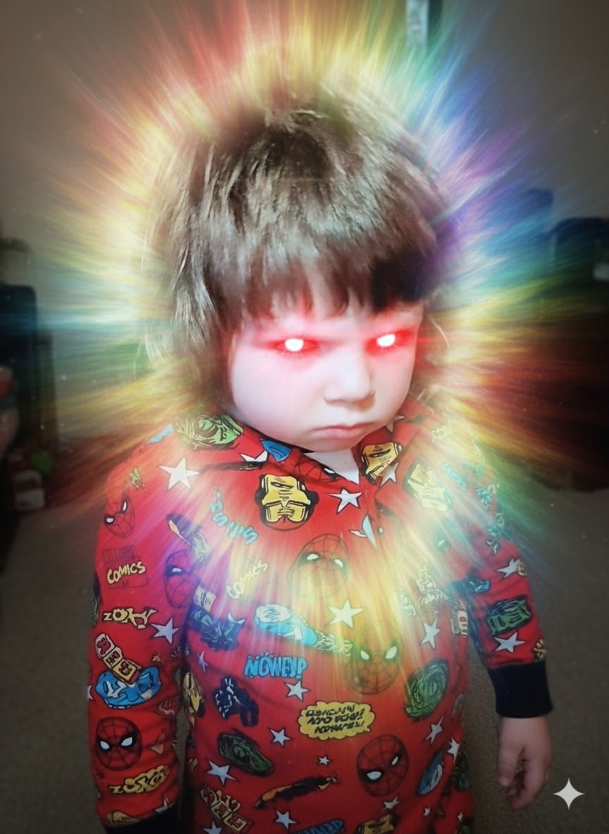 Supersain kid Blank Meme Template