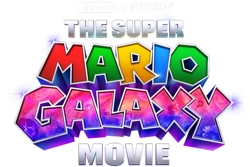 The Super Mario Galaxy Movie Logo Blank Meme Template