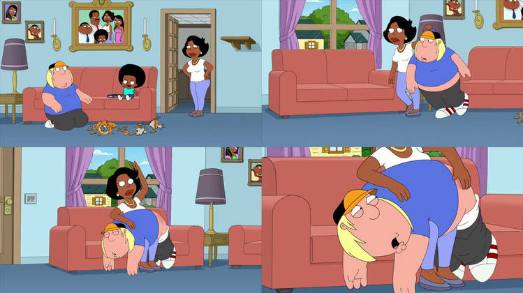 Family Guy - Donna Spanks Chris Blank Meme Template