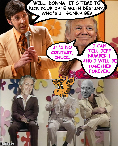 Geoff number 2 seems relieved. | 1 | image tagged in memes,trump and epstein,dating game | made w/ Imgflip meme maker