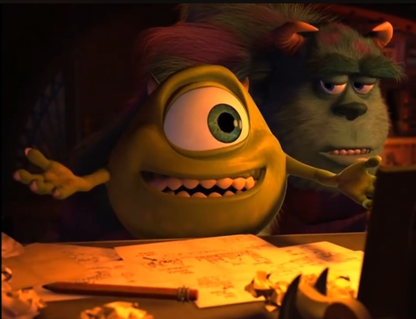 Monsters Inc Spoons Blank Meme Template