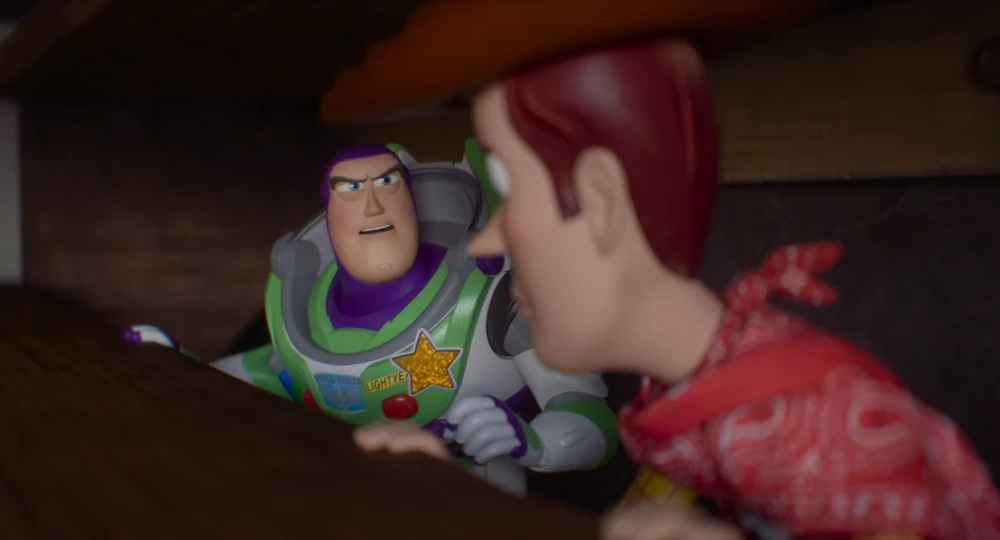 Buzz Talking To Woody Blank Meme Template