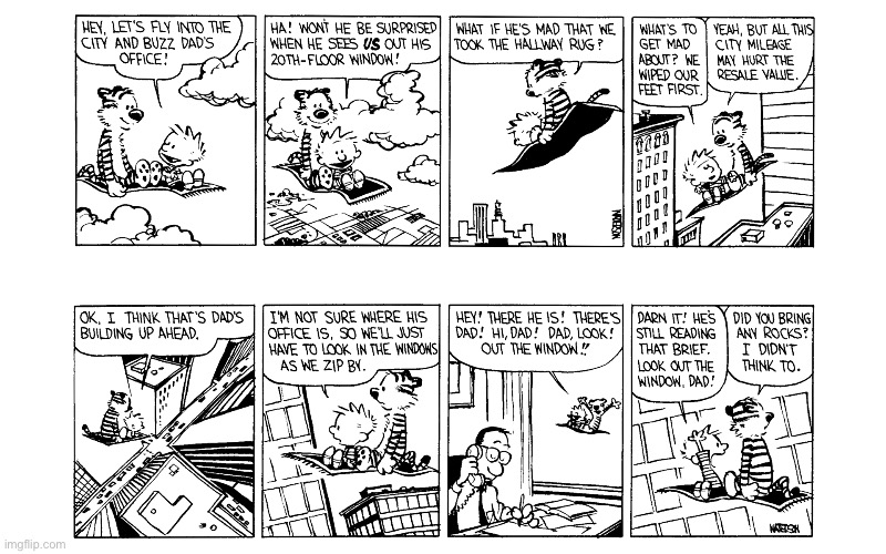 image tagged in calvin and hobbes,comics | made w/ Imgflip meme maker