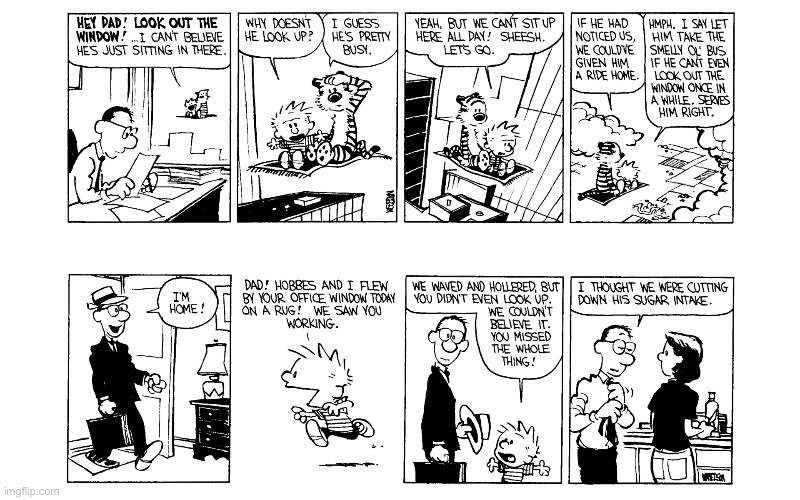 image tagged in calvin and hobbes,comics | made w/ Imgflip meme maker