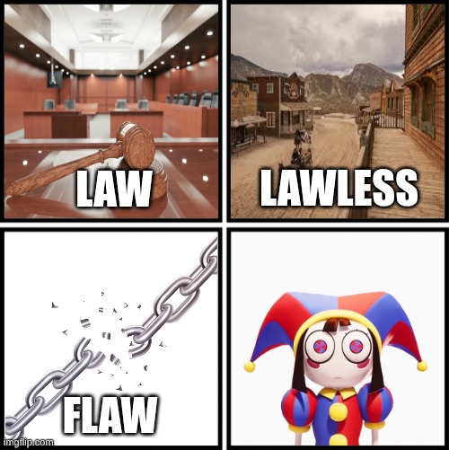 Law Lawless Flaw Flawless Meme | image tagged in law lawless flaw flawless meme | made w/ Imgflip meme maker