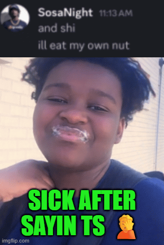 LOL | sick after sayin ts 🤦 | image tagged in gifs,goofy ahh | made w/ Imgflip images-to-gif maker