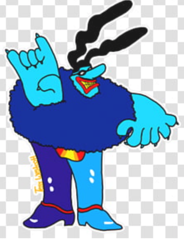 Chief Blue Meanie Blank Meme Template