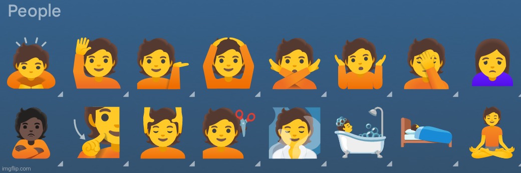 WHY IS ONE OF MY EMOJIS BLACK AND ANOTHER ONE IS A WOMAN | made w/ Imgflip meme maker