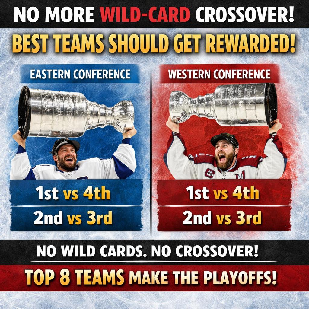 No more wild-card crossover. BEST TEAMS SHOULD GET REWARDED! htt Blank Meme Template