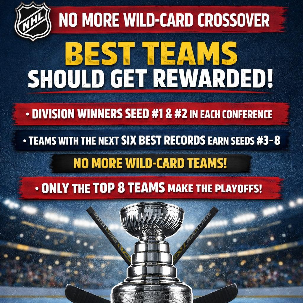 No more wild-card crossover. BEST TEAMS SHOULD GET REWARDED! htt Blank Meme Template