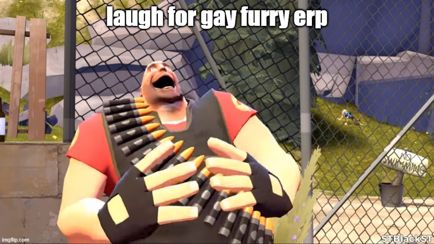 heavy laughes | laugh for gay furry erp | image tagged in heavy laughes | made w/ Imgflip meme maker