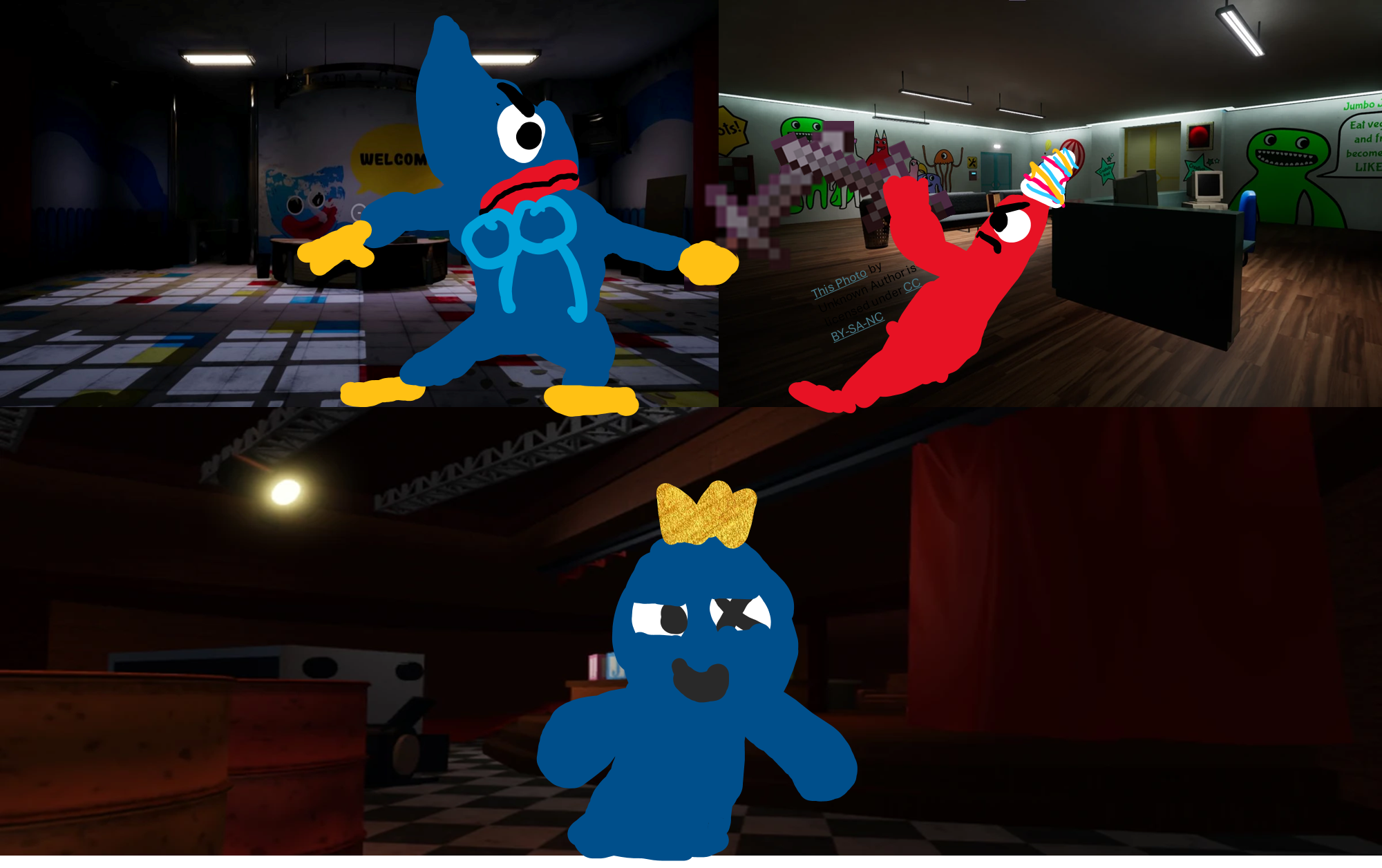 High Quality tom and jerry sword fight horror games Blank Meme Template