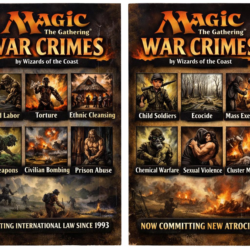 WotC's War Crimes Blank Meme Template