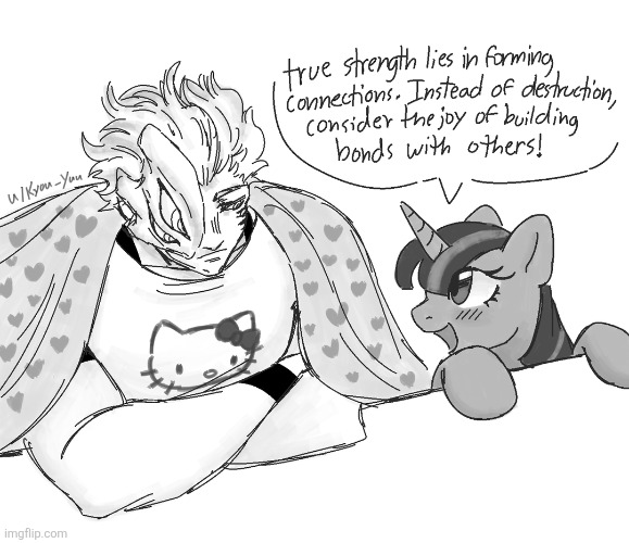 image tagged in my little pony,jujutsu kaisen | made w/ Imgflip meme maker