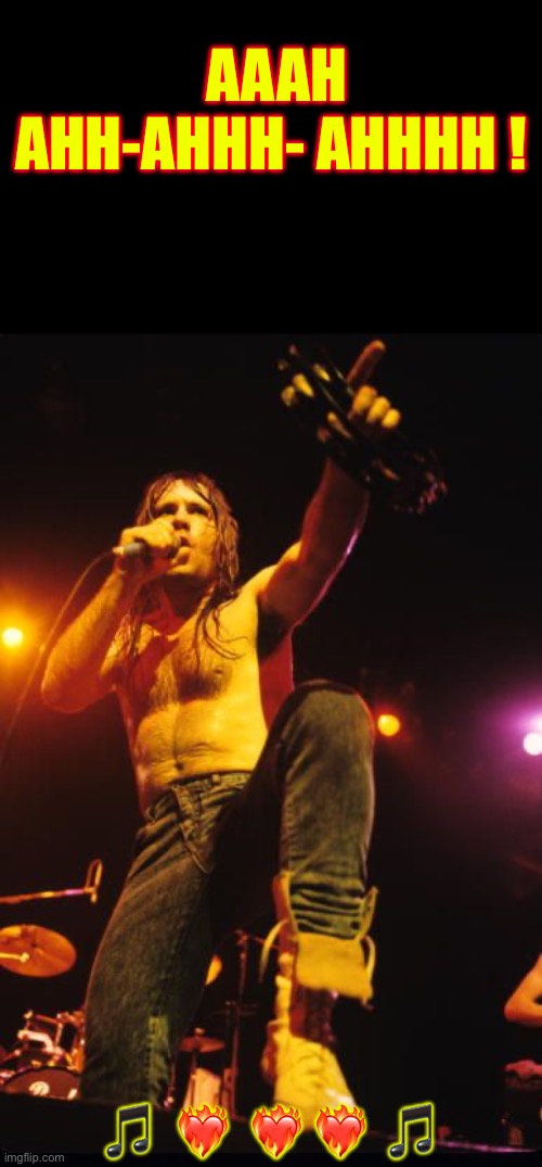 One Super-Badass Note !!!  \m/ | Aaah
 Ahh-ahhh- ahhhh ! 🎵  ❤️‍🔥  ❤️‍🔥 ❤️‍🔥  🎵 | image tagged in bruce dickinson run to the hills | made w/ Imgflip meme maker