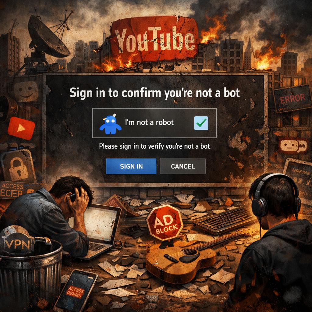 Downfall of YouTube Blank Meme Template