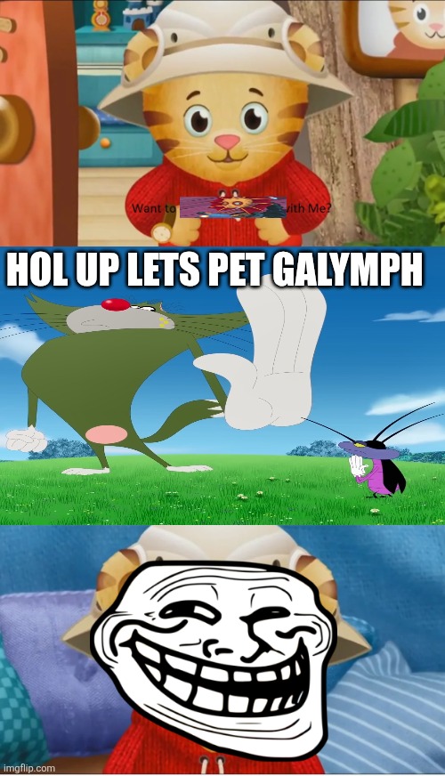ALRIGHT WE GET IT!! | Hol up lets pet galymph | image tagged in alright we get it | made w/ Imgflip meme maker