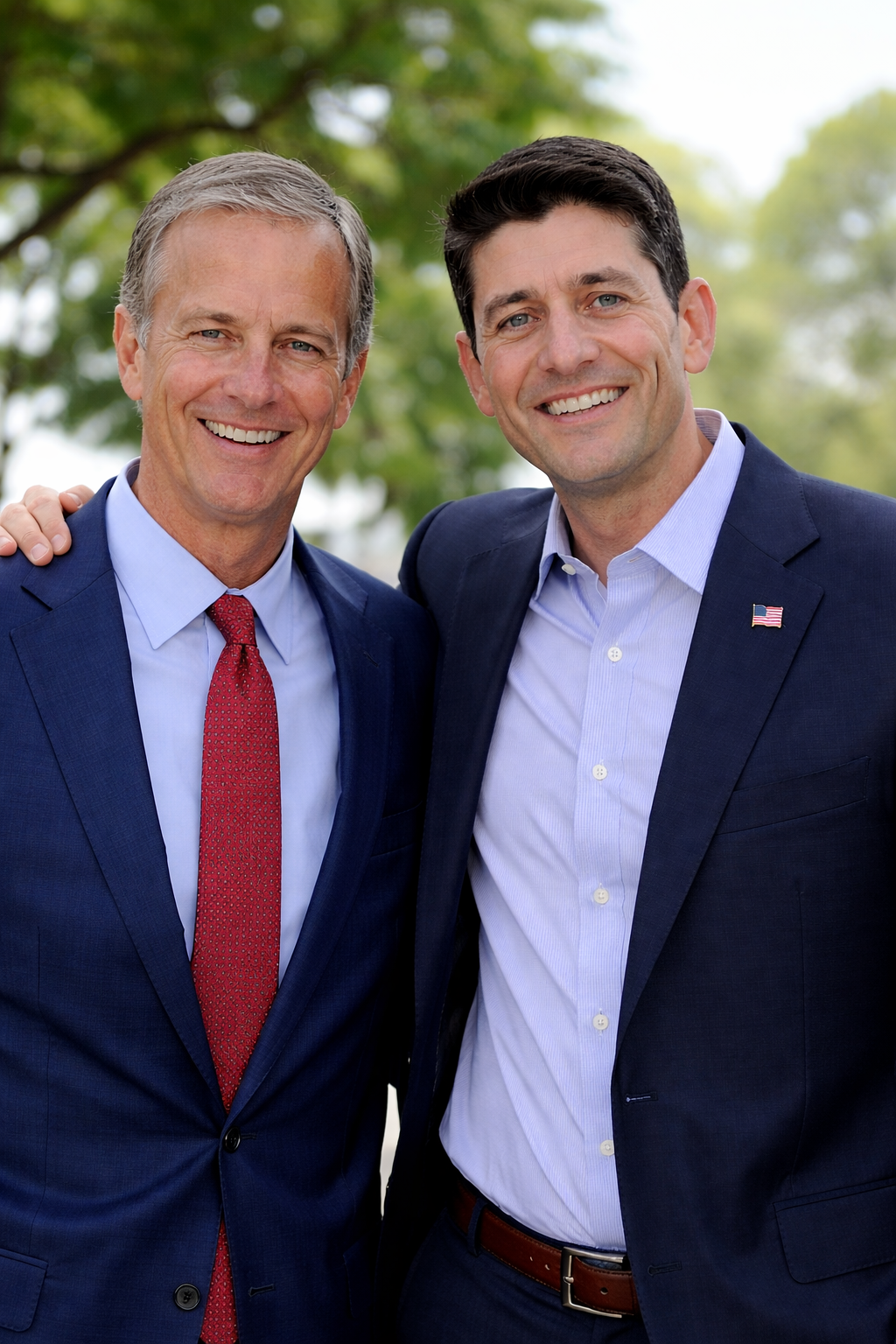 Thune with Ryan Blank Meme Template