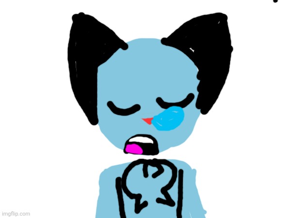 SLEEPY OGGY1!!11!1! | image tagged in oggy and the cockroaches | made w/ Imgflip meme maker