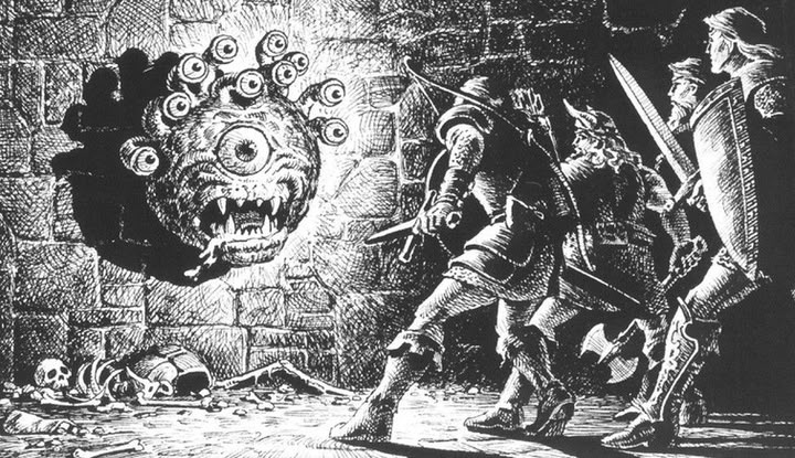 shocked beholder Blank Meme Template