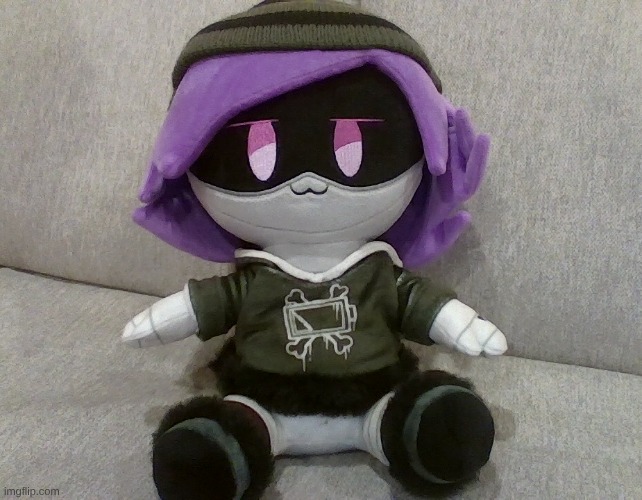 the gremlin has arived | image tagged in murder drones,plush | made w/ Imgflip meme maker