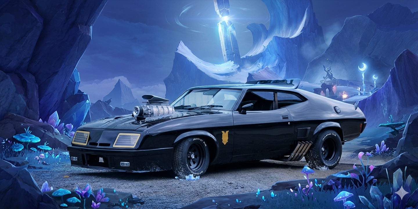 Ford Falcon Mad Max Interceptor Blank Meme Template