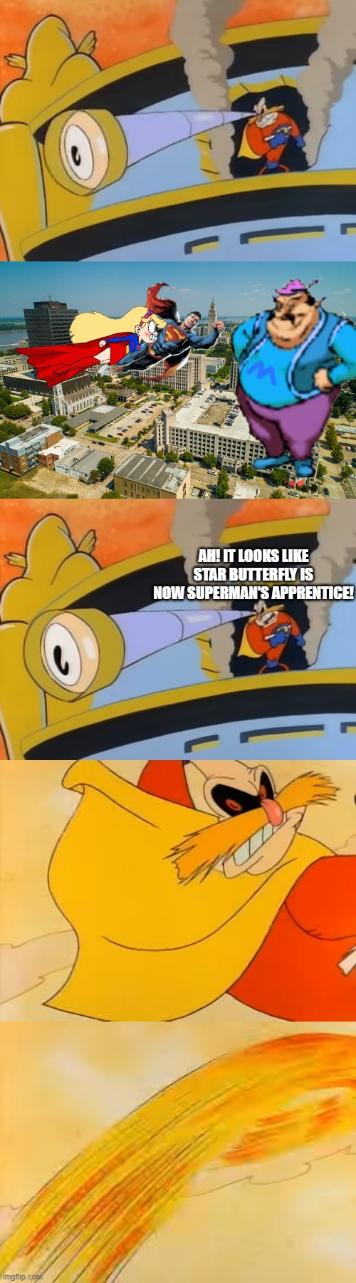 ah! it looks like star butterfly is now superman's apprentice! | made w/ Imgflip meme maker