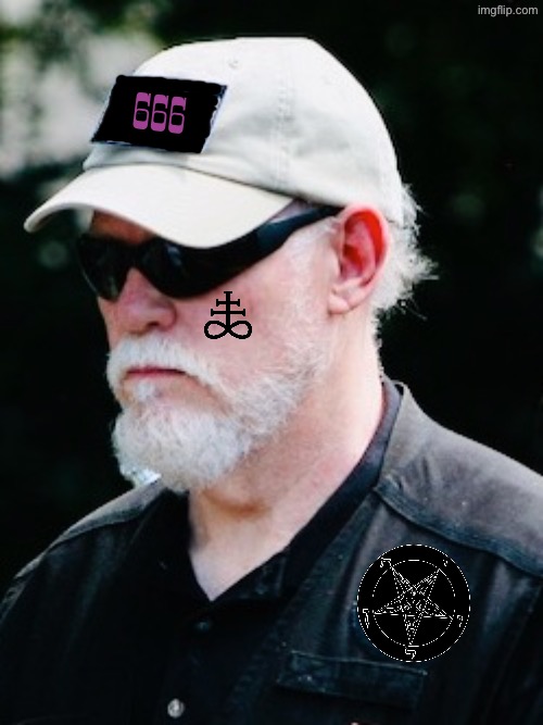 Alabama Neo-confederate activist michael hill is a satanist | 666 | image tagged in satanist,confederate,confederacy,alabama,white nationalism,satanism | made w/ Imgflip meme maker