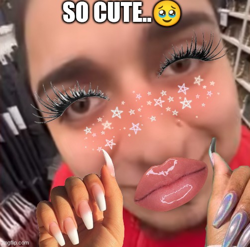 so cute..🥹 | image tagged in holy shit,fuck off | made w/ Imgflip meme maker