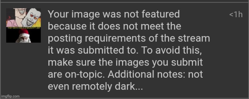"not even remotely dark" | made w/ Imgflip meme maker