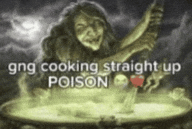 gng cooking straight up poison Blank Meme Template