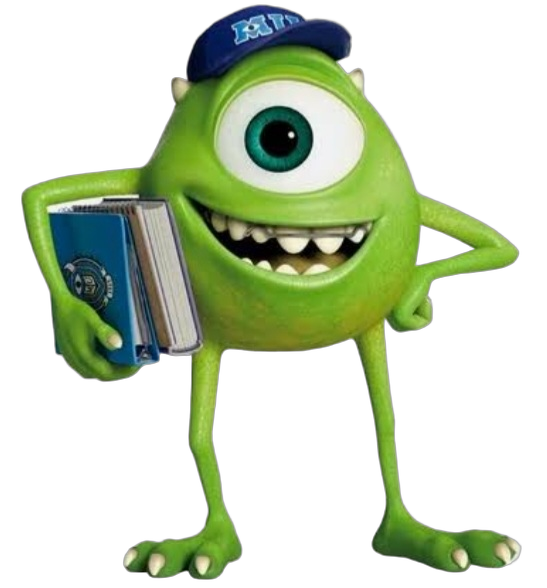 Young mike wazowski Blank Meme Template