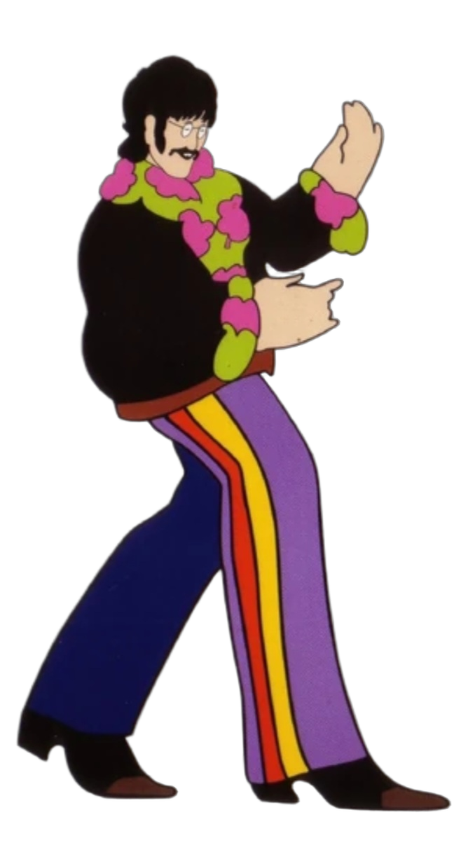 John lennon yellow submarine version Blank Meme Template