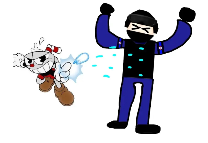 cuphead hates anti-anti-furries Blank Meme Template