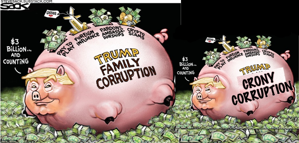 War pigs: good song, bad situation | crony
corruption | image tagged in kleptocracy,idiocracy,corruption,trump,black sabbath | made w/ Imgflip meme maker